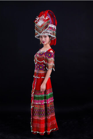 Bộ váy Trang phục H’mông cao cấp 5/2021