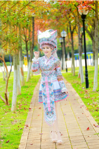 Khaub Ncaws Hmoob - Bộ váy dân tộc cao cấp