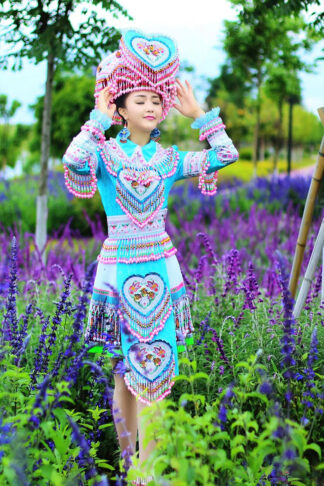 Bộ váy Trang phục H’mông cao cấp mới ra rất đẹp