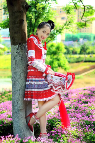 Bộ váy thời trang dân tộc H’mông cao cấp mới ra