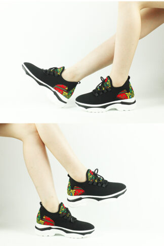 Giày cao Nữ H’mông thêu cao cấp mới nhất